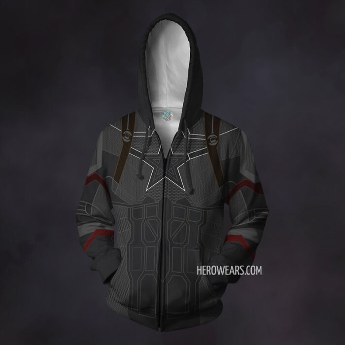 Captain America Zip Up Hoodie