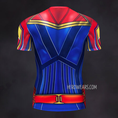 Captain Marvel Compression Shirt Rashguard