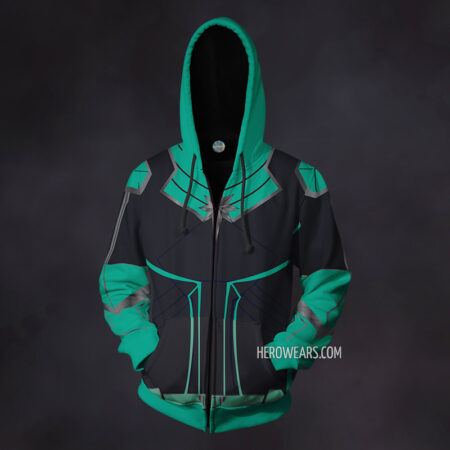 Captain Marvel Zip Up Hoodie