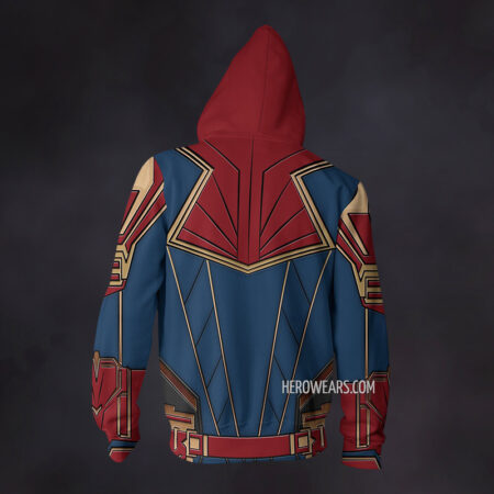 Captain Marvel Zip Up Hoodie