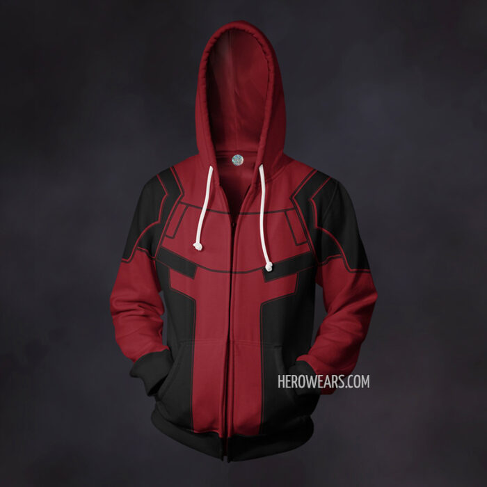 Deadpool Zip Up Hoodie