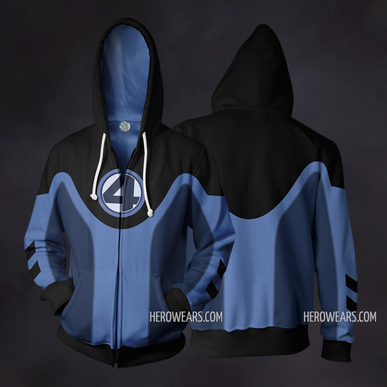 Fantastic Four - F4 Icons - Men's Fleece Hoodie Sweatshirt