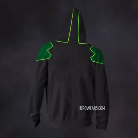 Green Lantern Zip Up Hoodie