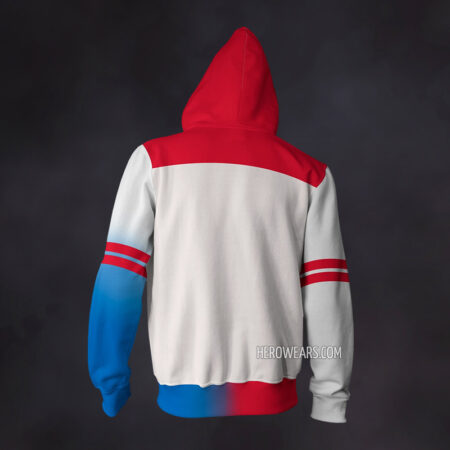 Harley Quinn Zip Up Hoodie