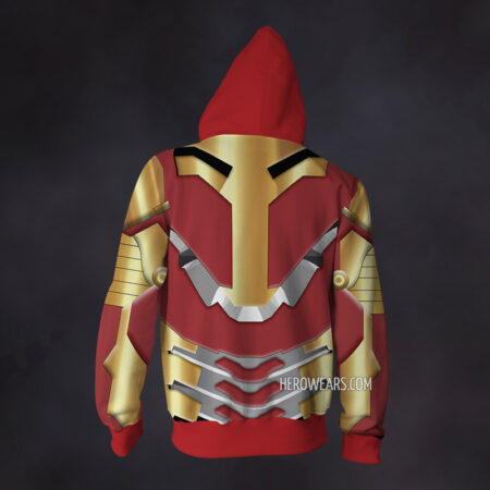 Iron Man Mk42 Zip Up Hoodie