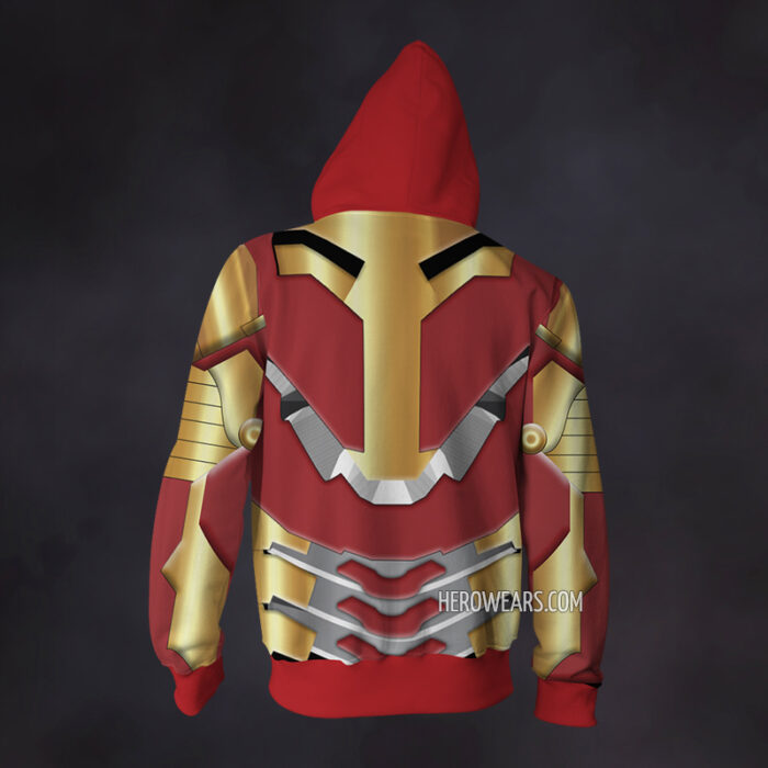 Iron Man Mk42 Zip Up Hoodie
