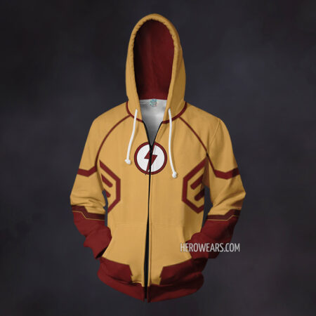 Kid Flash Zip Up Hoodie