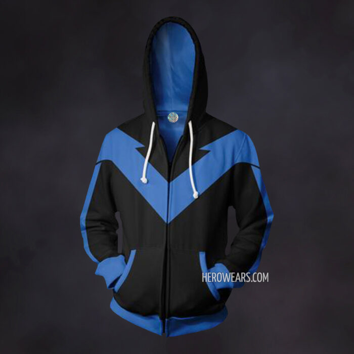Nightwing Zip Up Hoodie