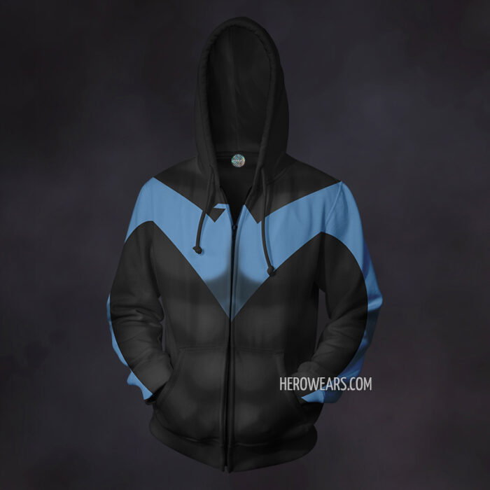 Nightwing Zip Up Hoodie