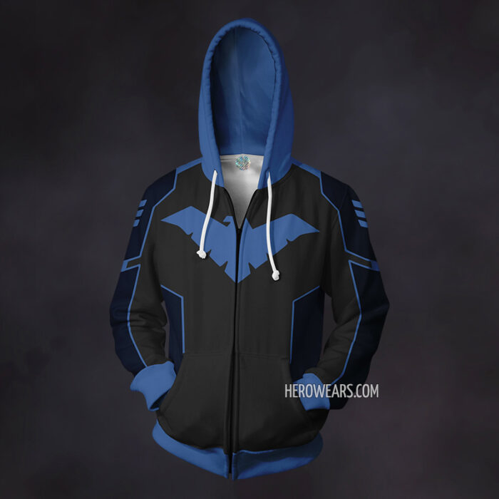 Nightwing Zip Up Hoodie