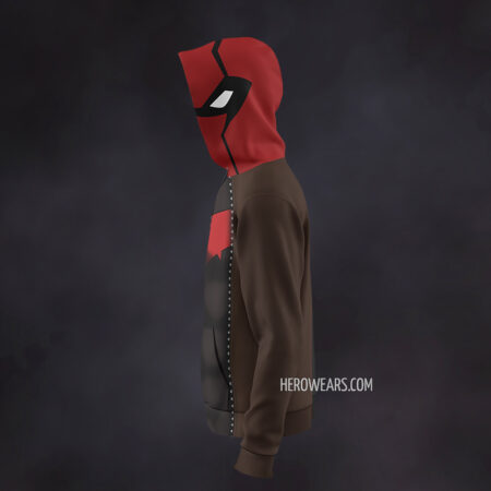 Red Hood Zip Up Hoodie