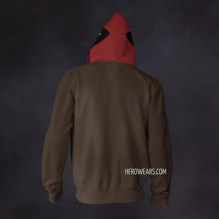 Red Hood Zip Up Hoodie