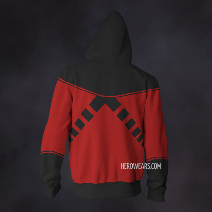 Red Robin Tim Drake Zip Up Hoodie