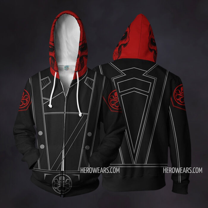 Red Skull Hoodie