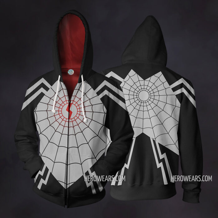 Silk Spider Cindy Moon Zip Up Hoodie