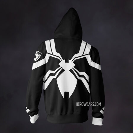 Space Knight Venom Zip Up Hoodie