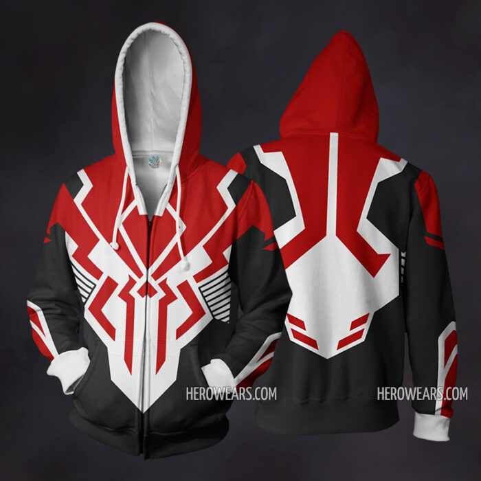 Spider Man 2099 Zip Up Hoodie