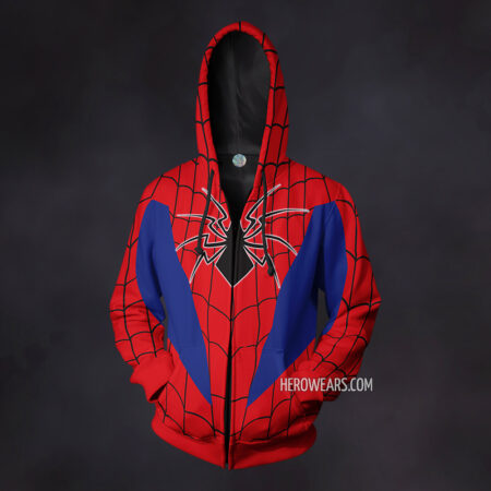 Spiderman Armor MkIV Zip Up Hoodie