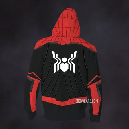 Spiderman Far From Home Zip Up Hoodie
