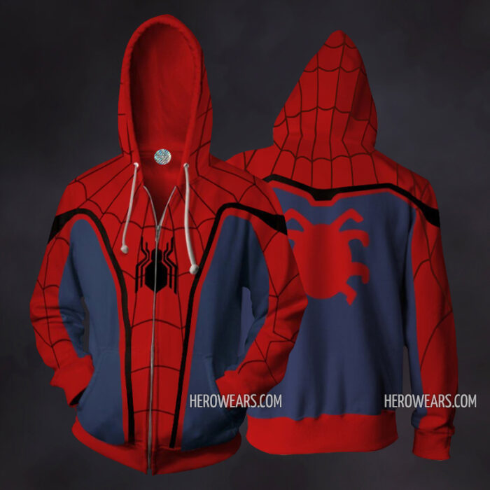 Spiderman Homecoming Zip Up Hoodie