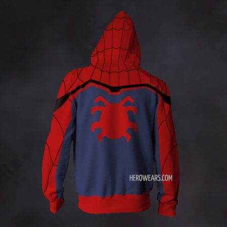 Spider Man Homecoming Zip Up Hoodie