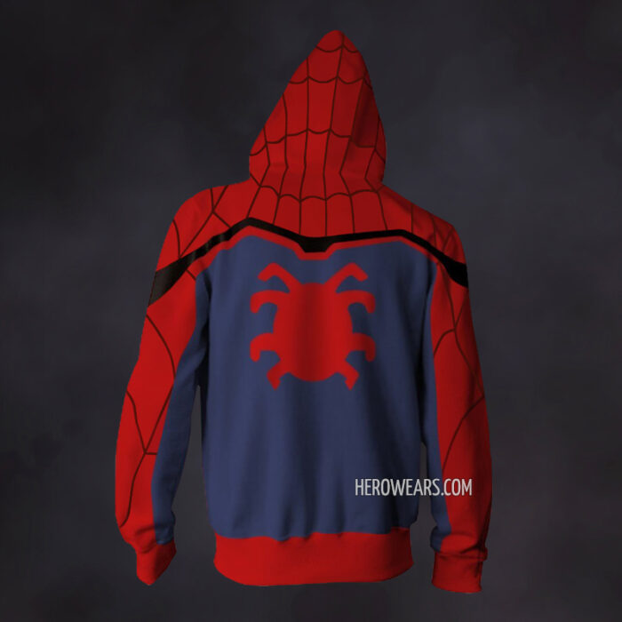 Spider Man Homecoming Zip Up Hoodie