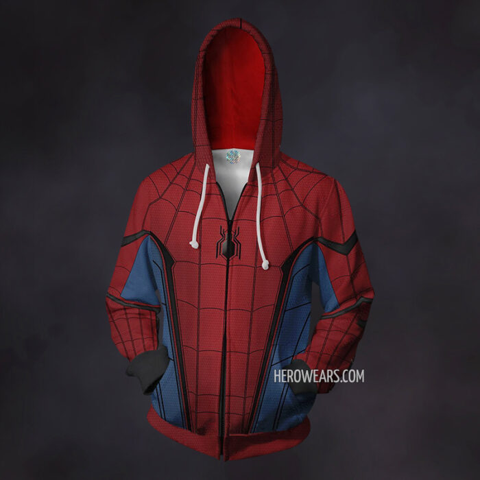Spiderman Homecoming Zip Up Hoodie