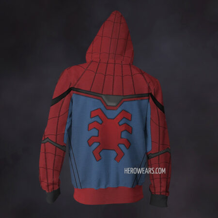 Spider Man Homecoming Zip Up Hoodie