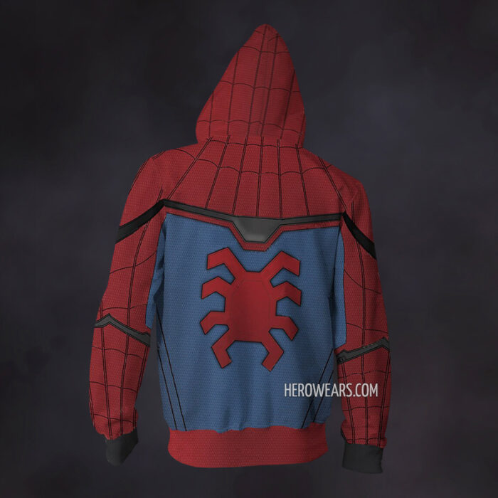 Spider Man Homecoming Zip Up Hoodie