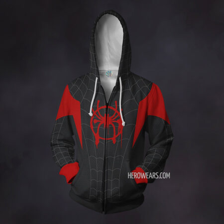 Miles Morales Zip Up Hoodie