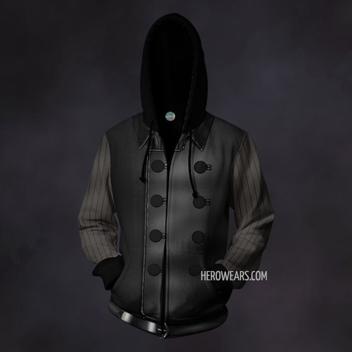 Spider Man Noir Zip Up Hoodie