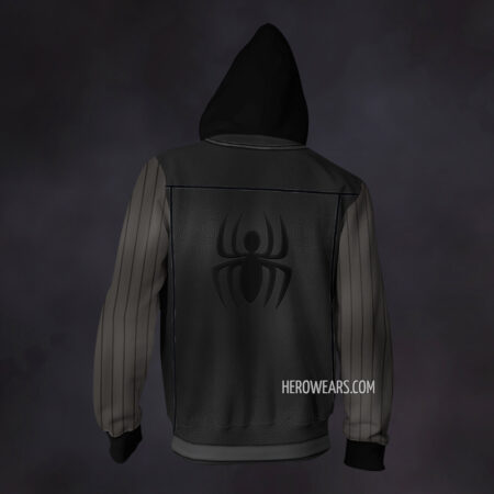 Spider Man Noir Zip Up Hoodie