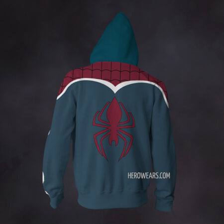 Spider Man UK Zip Up Hoodie