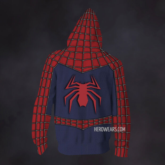 Spider Man Zip Up Hoodie