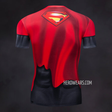 Superman Compression Shirt Rash Guard