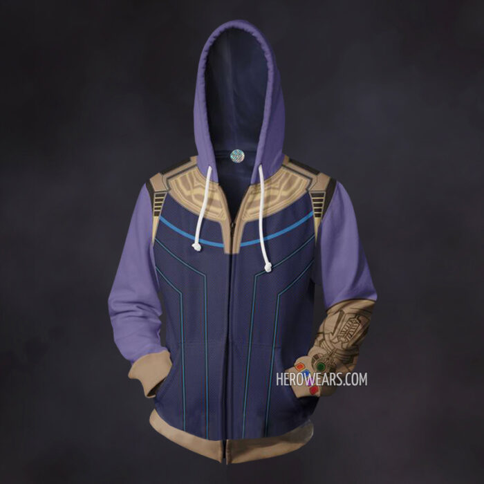 Thanos Zip Up Hoodie