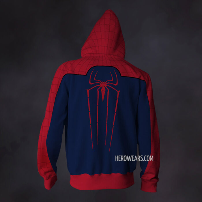 Amazing Spiderman Zip Up Hoodie