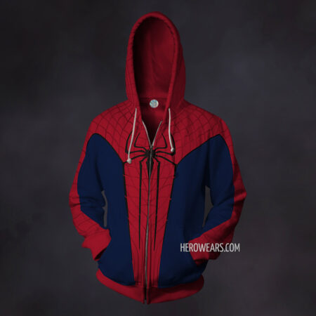 Amazing Spider Man Zip Up Hoodie