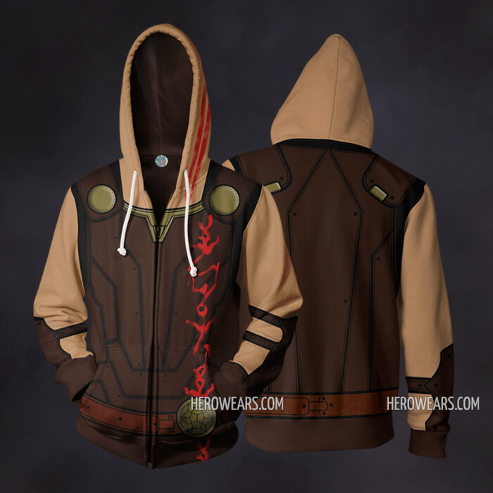 Thor Ragnarok Zip Up Hoodie