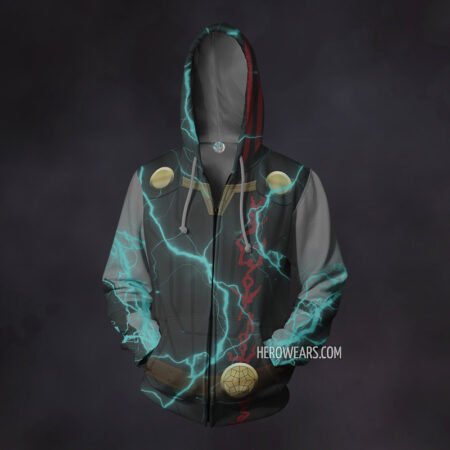 Thor Ragnarok Zip Up Hoodie