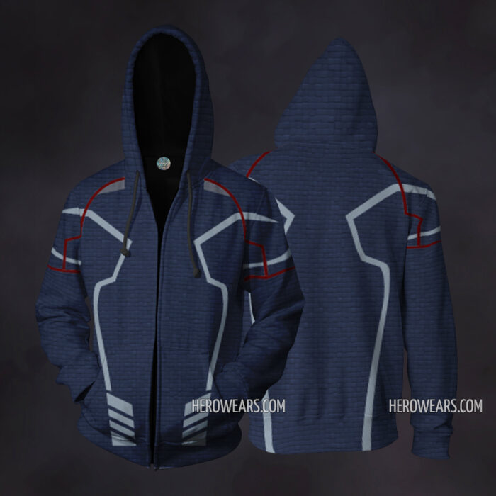Tony Stark Age of Ultron Zip Up Hoodie