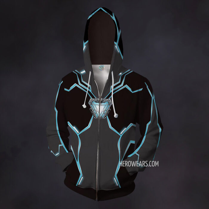Tony Stark Endgame Zip Up Hoodie