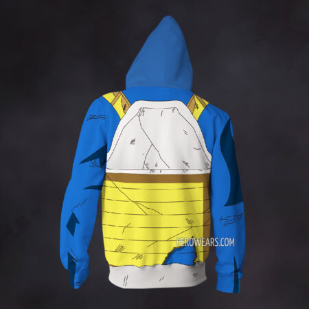 Vegeta Zip Up Hoodie