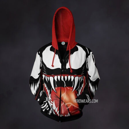 Venom Zip Up Hoodie