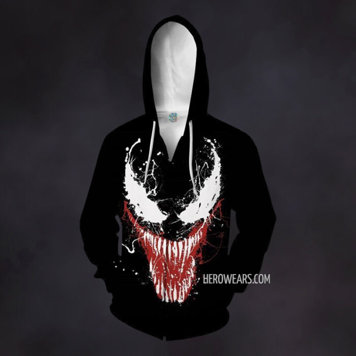 Venom Zip Up Hoodie