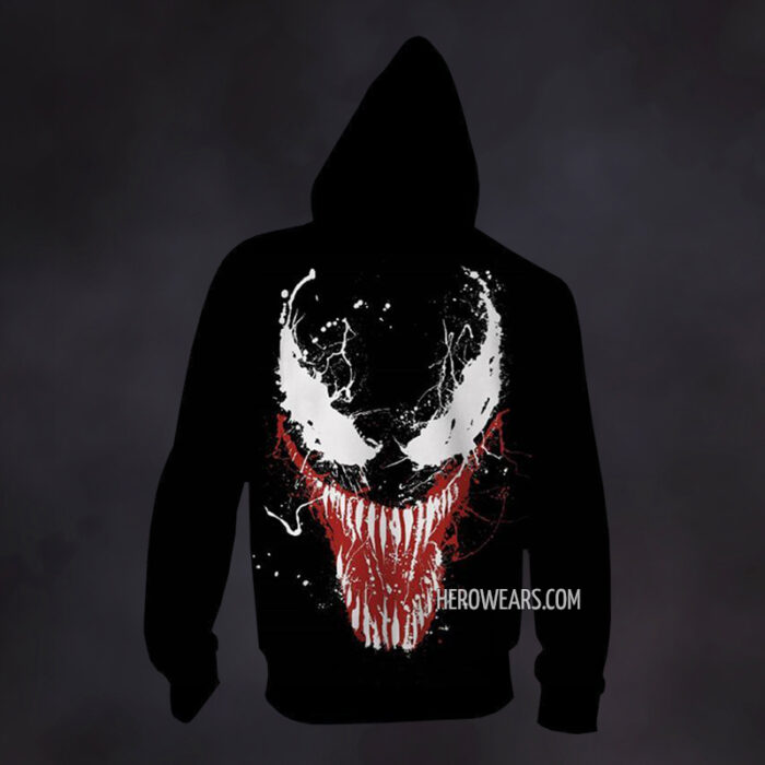 Venom Zip Up Hoodie