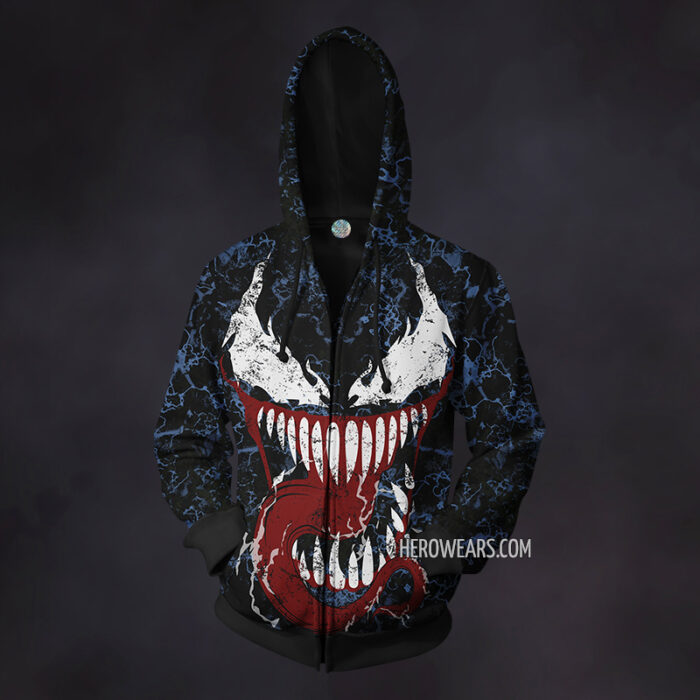 Venom Zip Up Hoodie