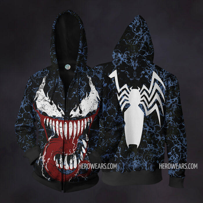 Venom Zip Up Hoodie