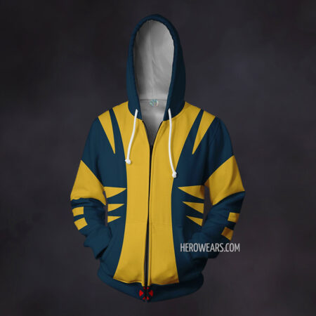 Wolverine Zip Up Hoodie