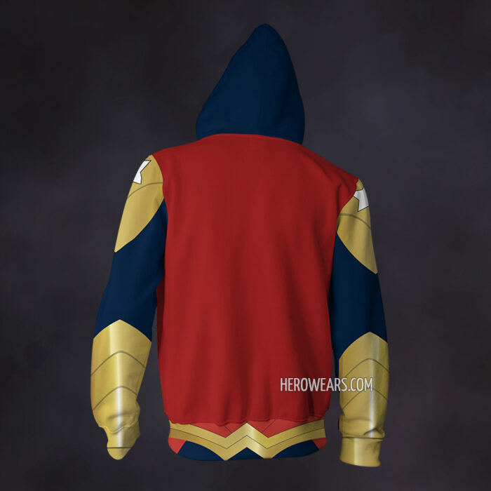 Wonder Woman Zip Up Hoodie